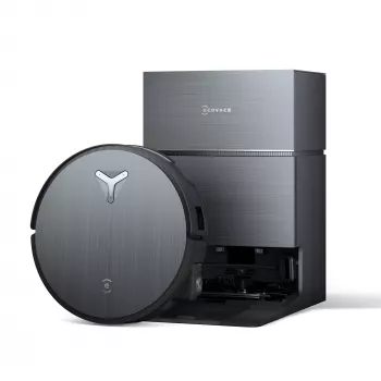 Robô aspirador Ecovacs Deebot X11 Pro Omni — preto, Li‑Ion 6400 mAh, 206 min de autonomia, 0,22 L de depósito de pó, estação base 2,5 L