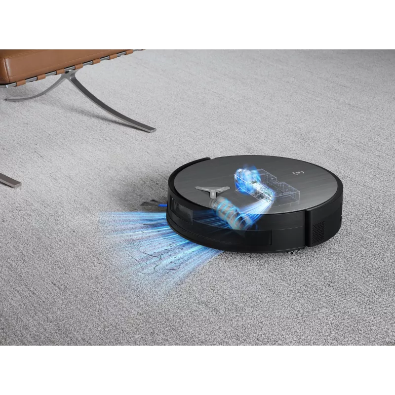 Robô aspirador Ecovacs Deebot X11 Pro Omni — preto, Li‑Ion 6400 mAh, 206 min de autonomia, 0,22 L de depósito de pó, estação base 2,5 L