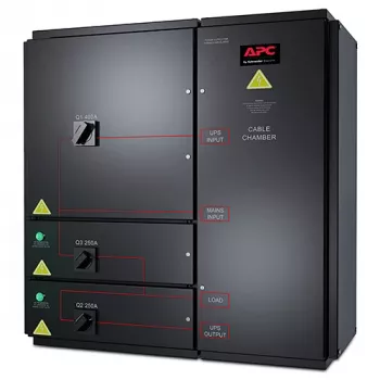 APC SYMMETRA PX 96/160KW PAINEL DE BYPASS DE MANUTENÇÃO PARA MONTAGEM NA PAREDE, 400V