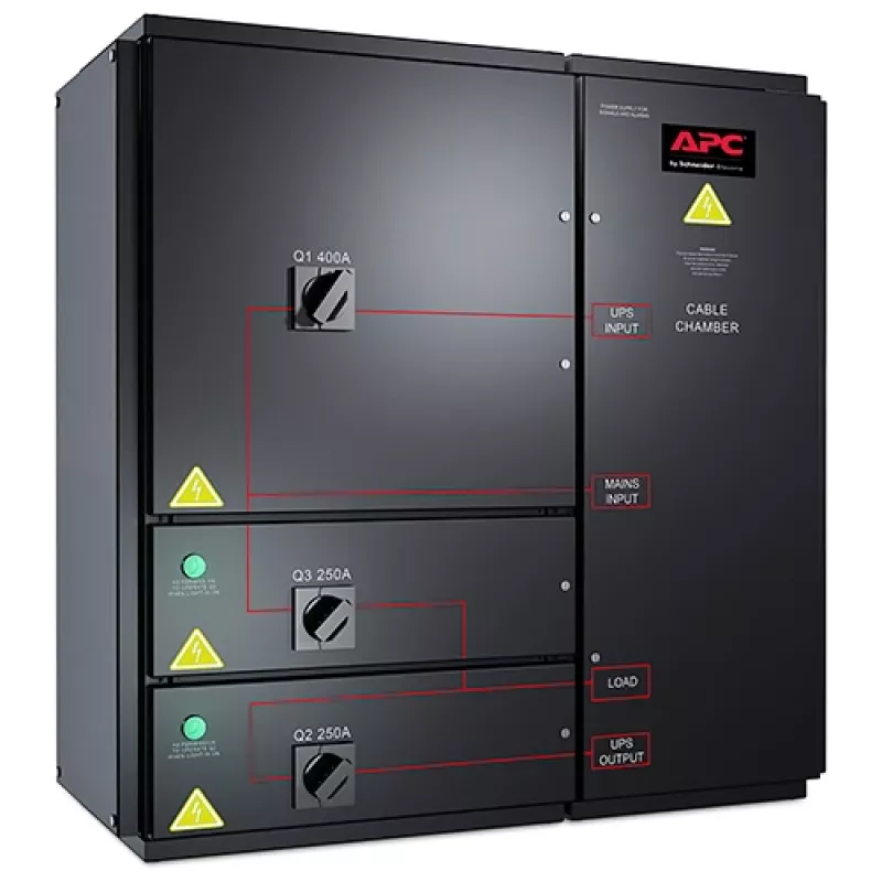 APC SYMMETRA PX 96/160KW PAINEL DE BYPASS DE MANUTENÇÃO PARA MONTAGEM NA PAREDE, 400V