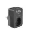APC PME1WU2B-GR protetor contra sobretensões preto, cinzento 1 saída AC 230 V