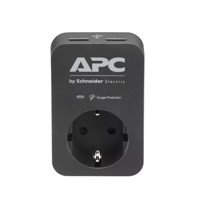 APC PME1WU2B-GR protetor contra sobretensões preto, cinzento 1 saída AC 230 V