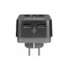 APC PME1WU2B-GR protetor contra sobretensões preto, cinzento 1 saída AC 230 V
