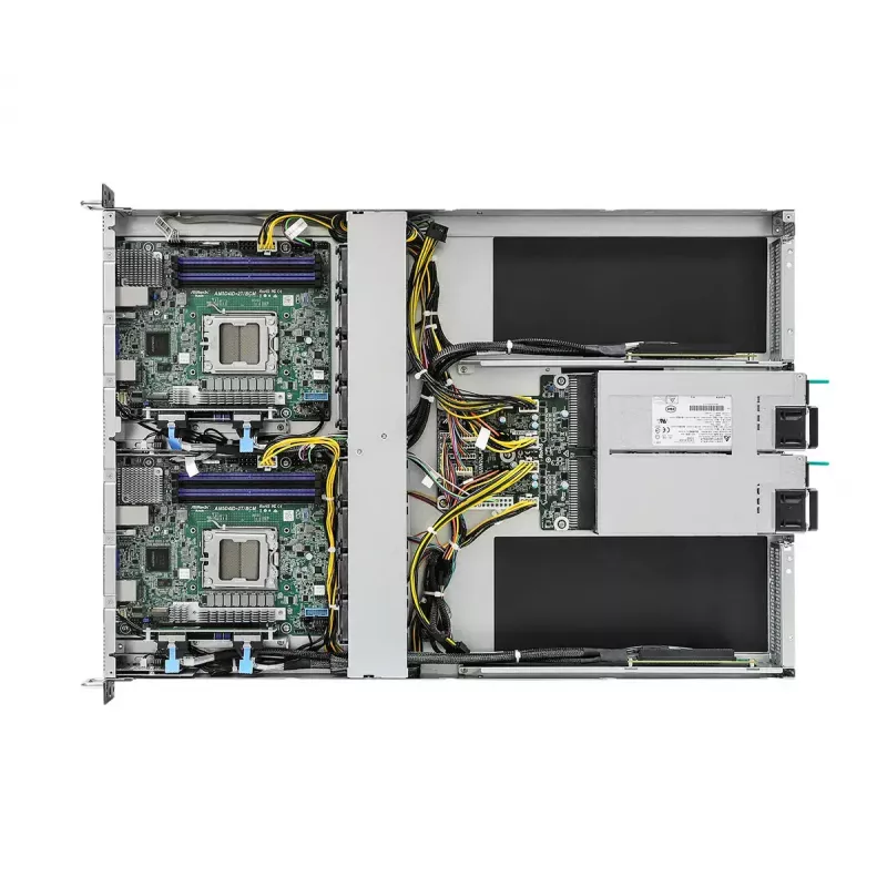 ASRock Rack 1U2N2G-AM5/2T cluster 1U de 2 nós, socket AM5