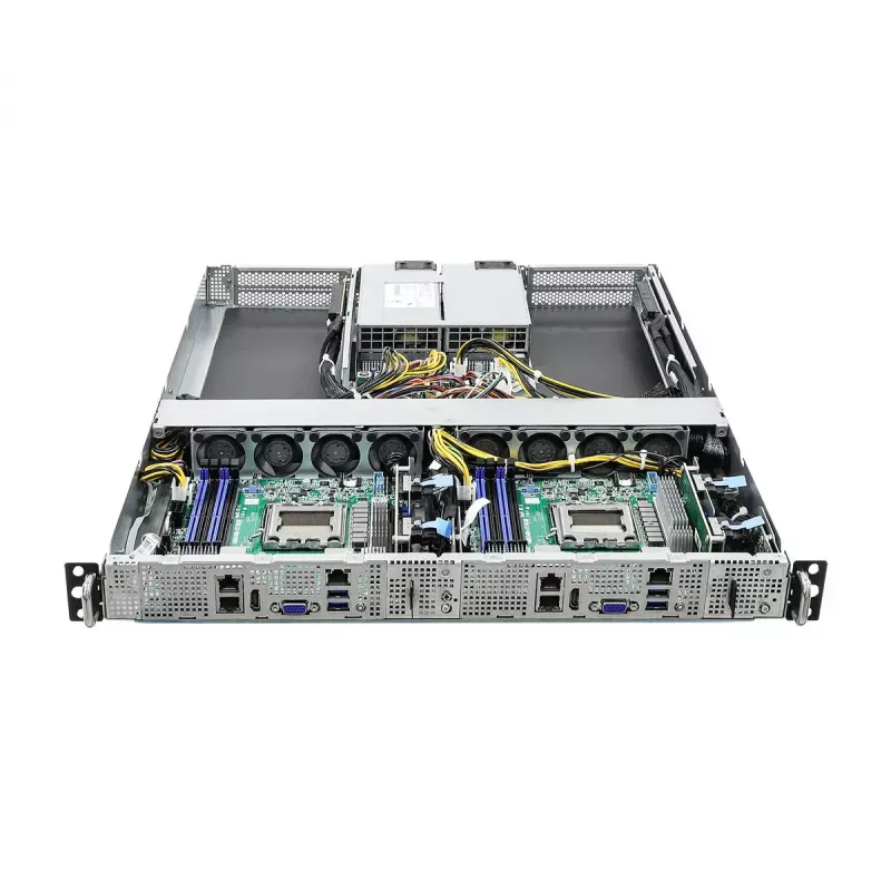 ASRock Rack 1U2N2G-AM5/2T cluster 1U de 2 nós, socket AM5