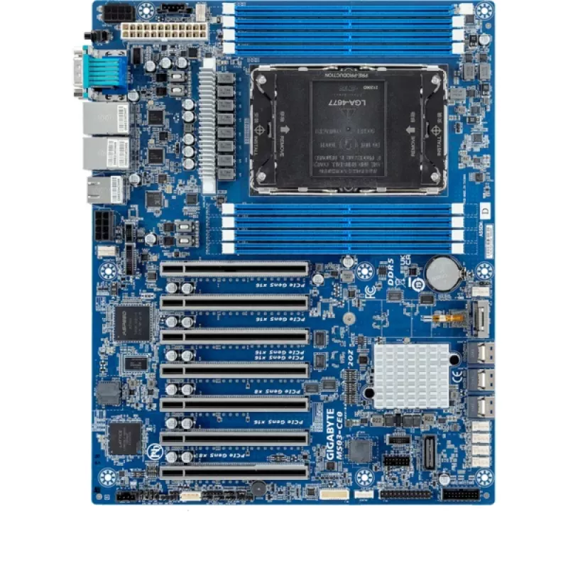 GIGABYTE MS03-CE0 placa-mãe Intel C741 LGA 4677 (Socket E) ATX