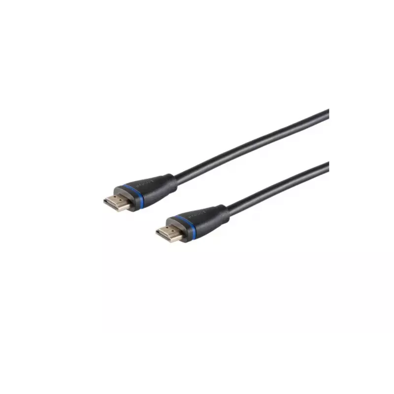 Cabo HDMI ShiverPeaks BS10-05075 10m Type-A macho para macho preto azul