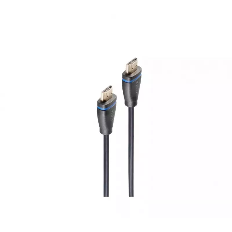 Cabo HDMI ShiverPeaks BS10-05075 10m Type-A macho para macho preto azul