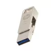 Pen drive HP x206C 32 GB, USB Type-A/Type-C, USB 3.2 Gen 1, Swivel, prateado