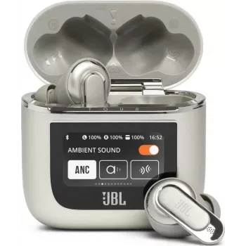 JBL Tour Pro 2 headset sem fios in-ear chamadas/música Bluetooth cinzento