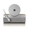 Gira-discos de áudio com acionamento por correia Lenco LSA-071SI, totalmente automático, cinzento, Bluetooth, 3,5 mm, 10 W