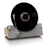 Gira-discos de áudio com acionamento por correia Lenco LSA-071SI, totalmente automático, cinzento, Bluetooth, 3,5 mm, 10 W