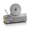 Gira-discos de áudio com acionamento por correia Lenco LSA-071SI, totalmente automático, cinzento, Bluetooth, 3,5 mm, 10 W