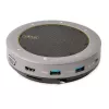 StarTech.com USB-C Speakerphone Docking Station, Mini Portable Conference Speaker e Audio Dock, USB-C para VGA/4K HDMI, 2x USB-A Hub, microfone/altifalante, Teams/Zoom/Softphone Speakerphone