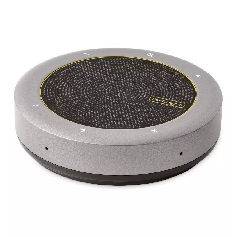 StarTech.com USB-C Speakerphone Docking Station, Mini Portable Conference Speaker e Audio Dock, USB-C para VGA/4K HDMI, 2x USB-A Hub, microfone/altifalante, Teams/Zoom/Softphone Speakerphone