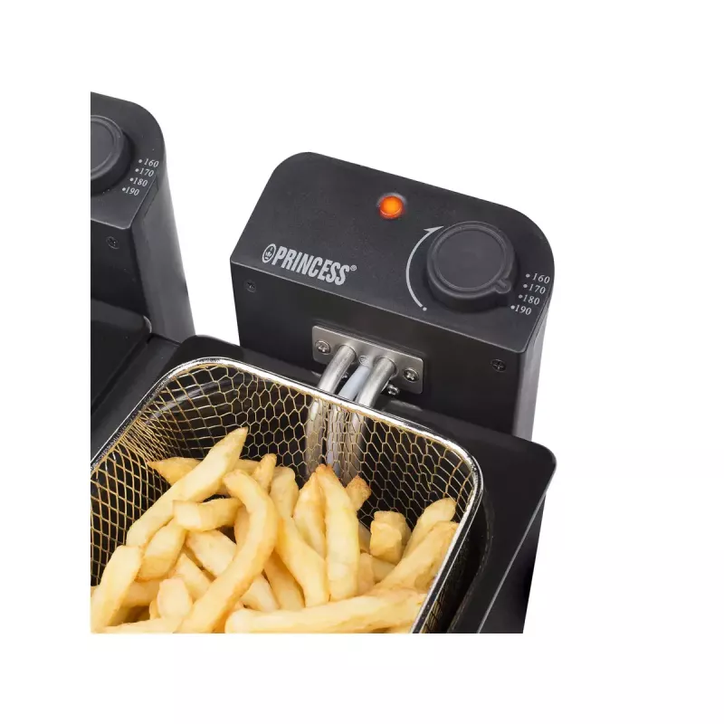 Fritadeira Princess 183028 Double preta Fryer 6 L 3600 W