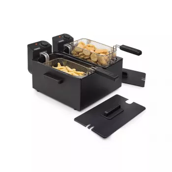 Fritadeira Princess 183028 Double preta Fryer 6 L 3600 W