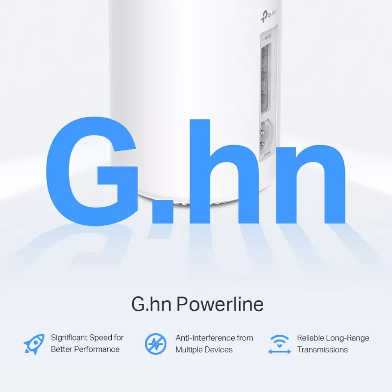TP-Link AX3000 + G1500 Sistema Powerline Mesh Wi-Fi 6 para toda a casa