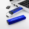 iStorage datAshur PRO+C 256GB | Certificado FIPS 140-3 Nível 3 | Unidade USB Type-C segura | Encriptação de hardware AES-XTS 256 bits | Protegida por PIN | Adaptador Tipo C-A incluído