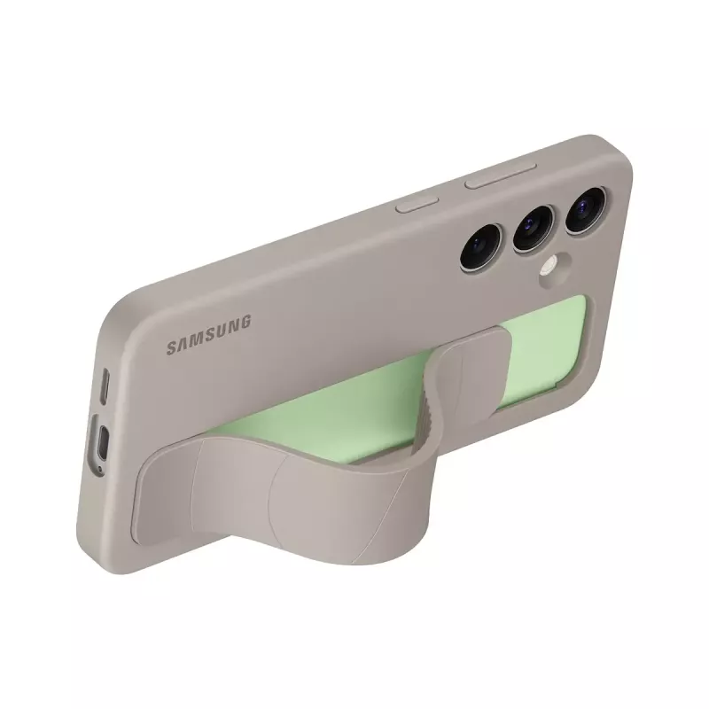 Samsung Standing Grip Case Taupe capa para telemóvel 15,8 cm (6,2 polegadas) capa cinzento