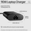 Carregador para portátil HP 110W USB-C, Portátil, Interior, 43 - 63 Hz, 110 W, 5V/9V/12V/15V/20V, 1,6 A