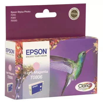 Epson Hummingbird Embalagem individual Magenta claro T0806 Claria Photographic Ink