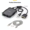 StarTech.com Consola KVM de portátil para servidor com caixa robusta