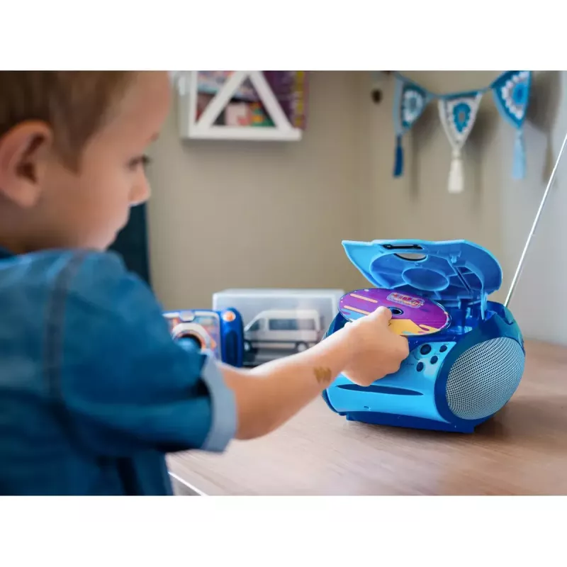 Rádio portátil Lenco SCD-24BU Kids FM 4W 60dB