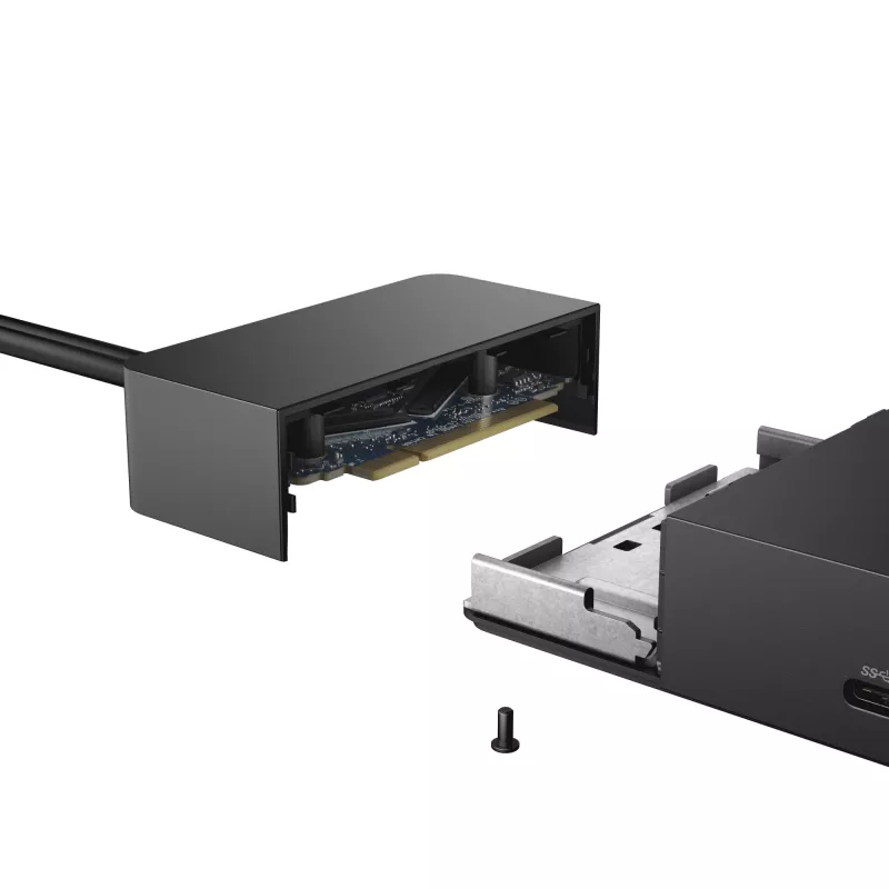 Cabo com fios DELL WD19 USB 3.2 Gen 1 (3.1 Gen 1) Type-C preto
