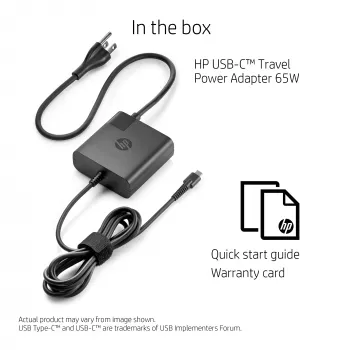 HP X7W50AA 65W SFF transformador USB-C, EURO