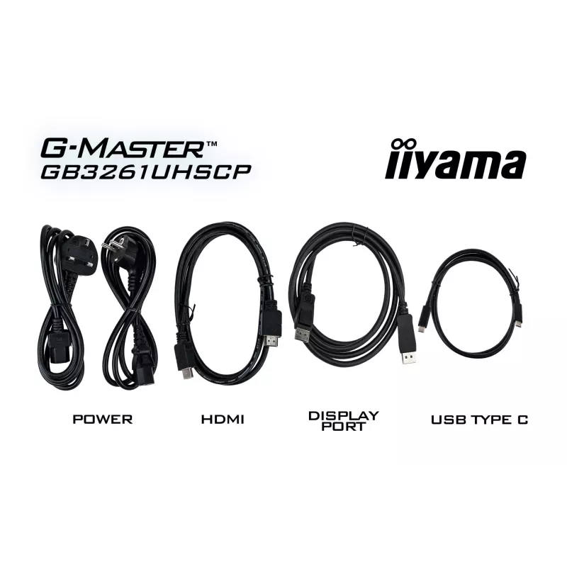 Monitor de computador iiyama G-MASTER GB3261UHSCP-B1 80 cm (31,5 polegadas) 4K Ultra HD LED – preto