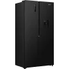 Frigorífico Side-by-Side Gorenje NRS917E41BXWD, independente, American Door, preto, 2 portas, Touch, LED