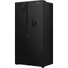 Frigorífico Side-by-Side Gorenje NRS917E41BXWD, independente, American Door, preto, 2 portas, Touch, LED