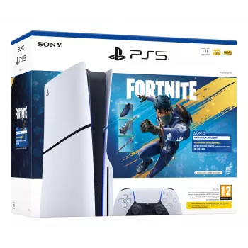 Sony PlayStation 5 - Pacote Fortnite Flowering Chaos 1 TB Wi-Fi preto, branco