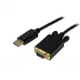 StarTech.com 4,6 m cabo DisplayPort para VGA – cabo adaptador ativo DisplayPort para VGA – vídeo 1080p – cabo de monitor DP para VGA – conversor DP 1.2 para VGA – ficha DP com bloqueio