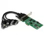 StarTech.com placa combo série PCI Express PCIe de 4 portas - 2 x RS232 2 x RS422 / RS485