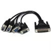 StarTech.com placa combo série PCI Express PCIe de 4 portas - 2 x RS232 2 x RS422 / RS485