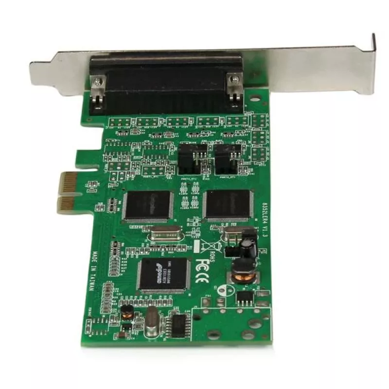 StarTech.com placa combo série PCI Express PCIe de 4 portas - 2 x RS232 2 x RS422 / RS485