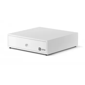 Gaveta de caixa SumUp Cash Drawer — caixa de plástico e aço, branco, 330×340×100 mm, 5 kg