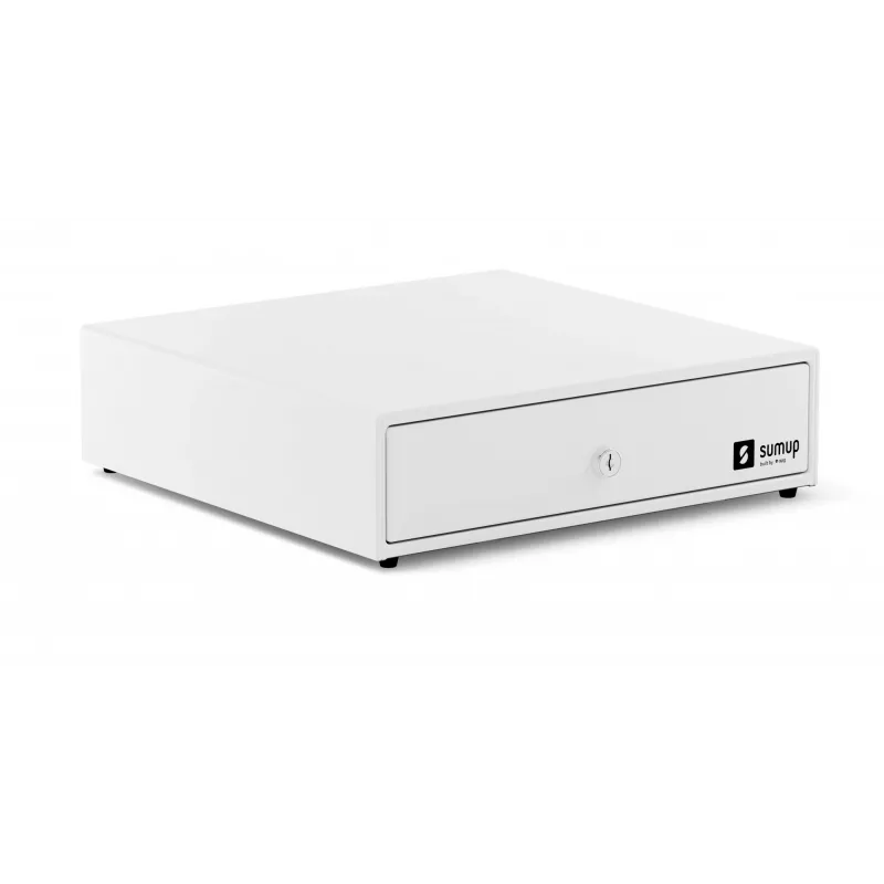Gaveta de caixa SumUp Cash Drawer — caixa de plástico e aço, branco, 330×340×100 mm, 5 kg