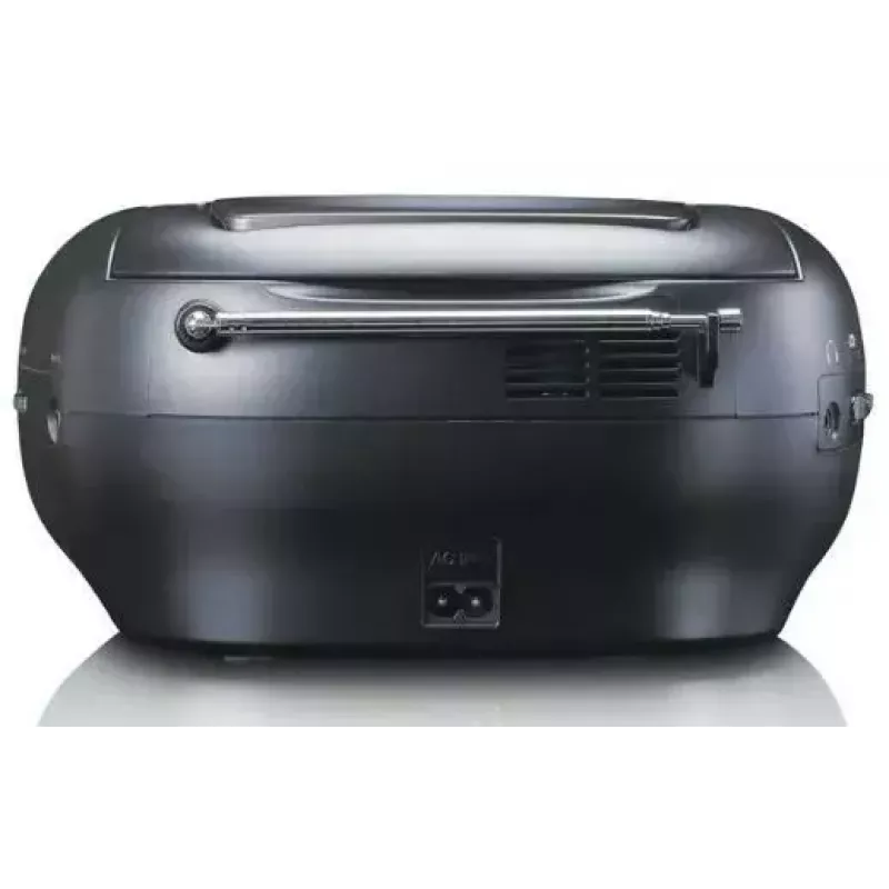 Rádio portátil DAB+/FM Lenco SCD-860 com Bluetooth, leitor de CD, ecrã TFT de 2,4 polegadas, 2×2W, AUX, pilha/fonte de alimentação