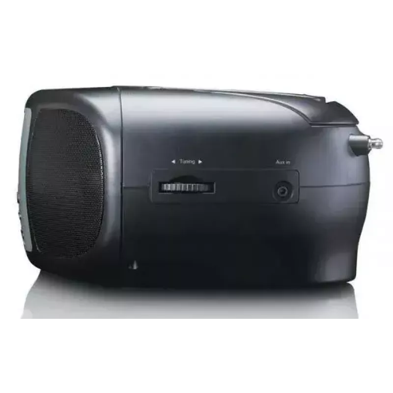 Rádio portátil DAB+/FM Lenco SCD-860 com Bluetooth, leitor de CD, ecrã TFT de 2,4 polegadas, 2×2W, AUX, pilha/fonte de alimentação
