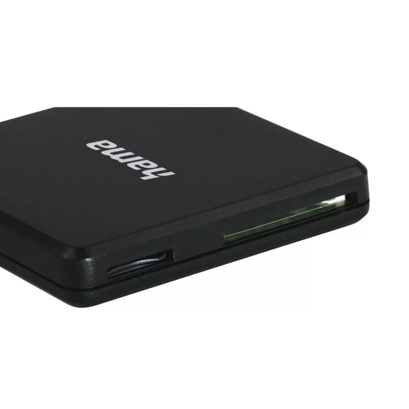 Hama leitor de cartões múltiplos USB 3.0, SD/microSD/CF, preto