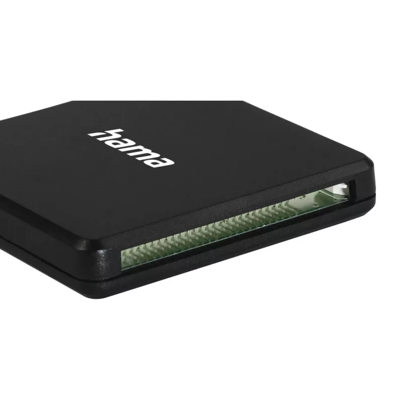 Hama leitor de cartões múltiplos USB 3.0, SD/microSD/CF, preto