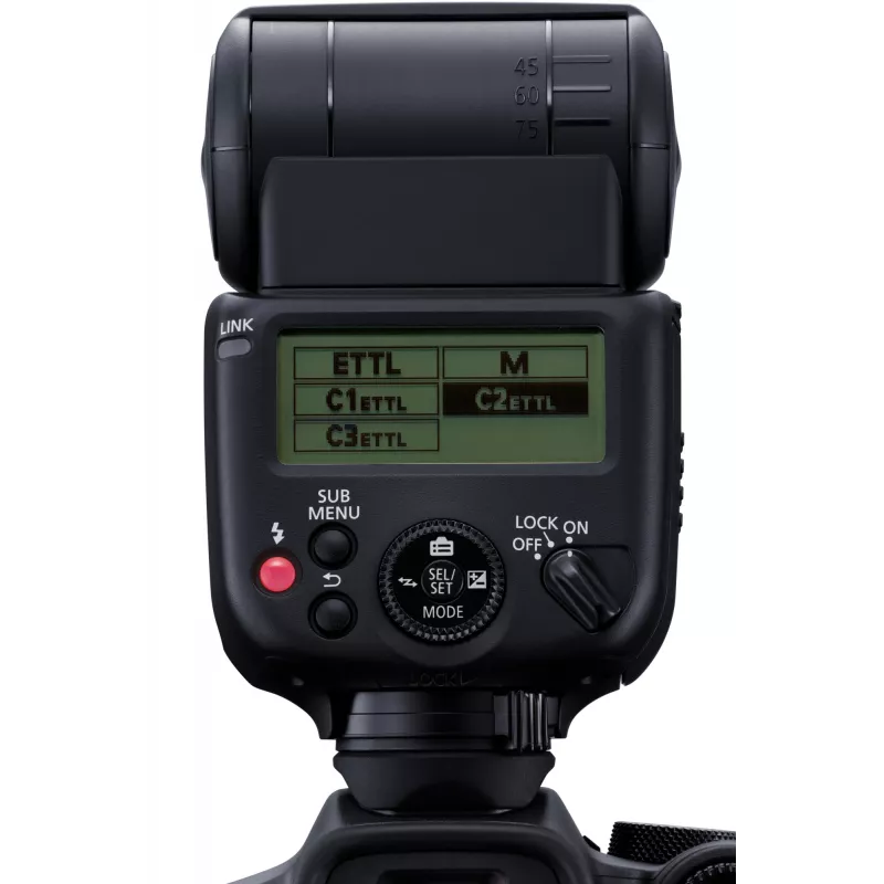 Flash para câmara de vídeo Canon Speedlite EL-10 preto pilha AA 287 g
