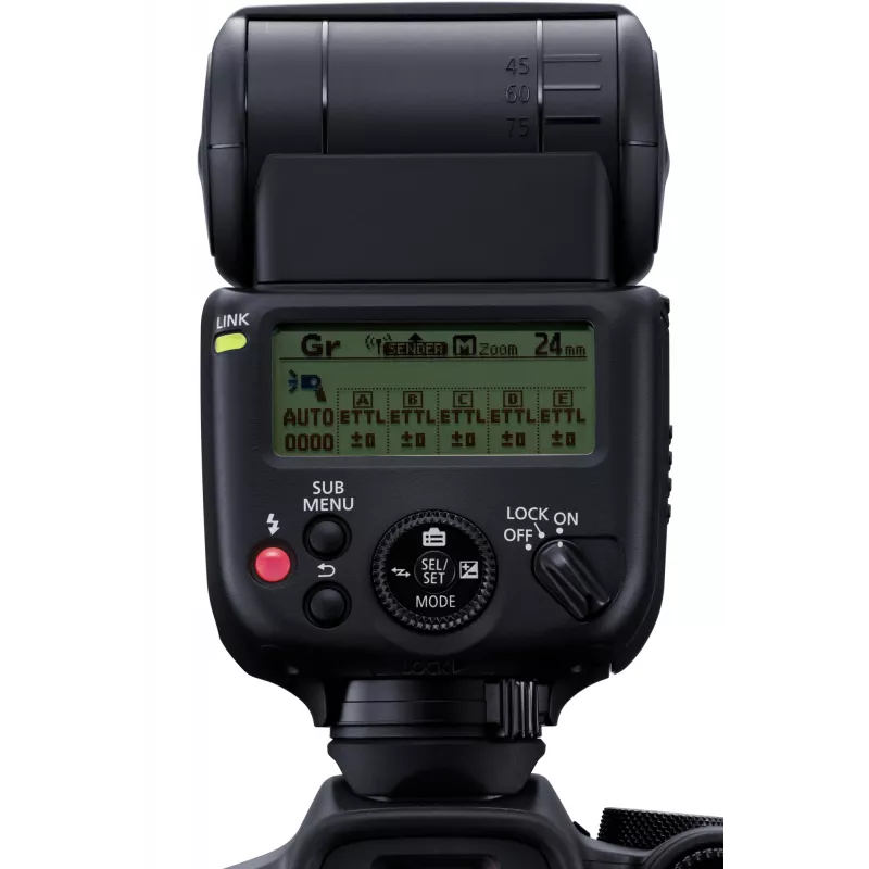 Flash para câmara de vídeo Canon Speedlite EL-10 preto pilha AA 287 g