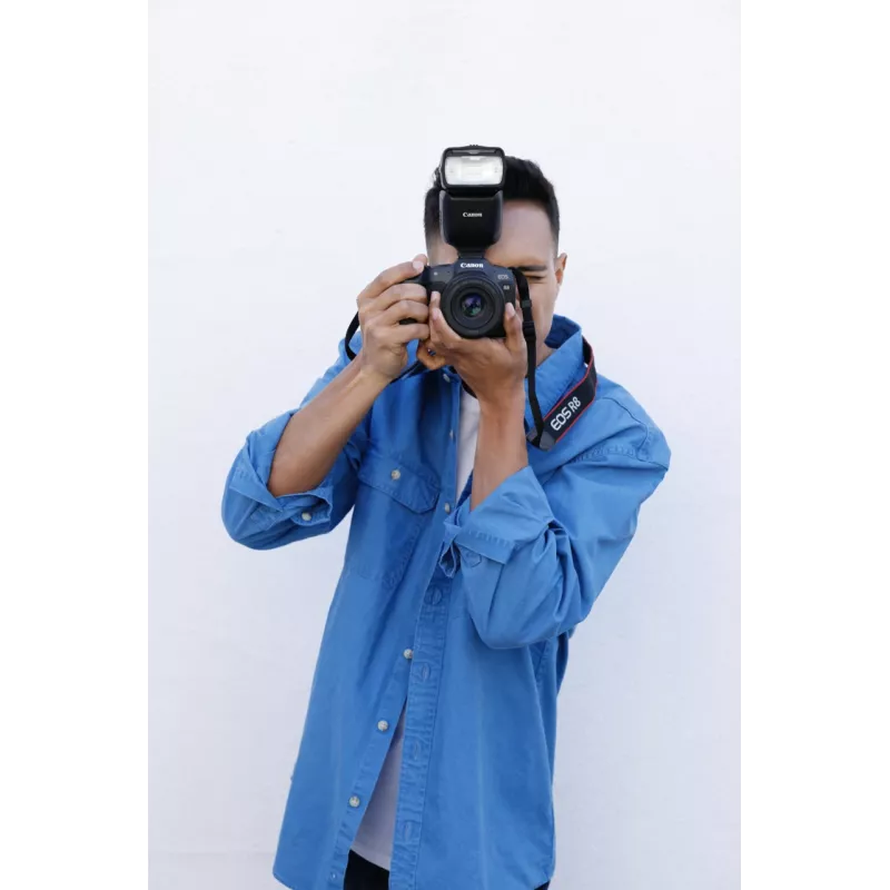 Flash para câmara de vídeo Canon Speedlite EL-10 preto pilha AA 287 g