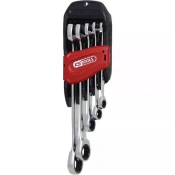 KS Tools DUO GEARplus 503.5205 jogo de chaves de anel com roquete, 5 pcs.