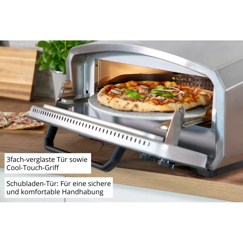 Forno de pizza Unold Enzo 68916 máquina/forno de pizza 1 pizza(s) 2100 W aço inoxidável