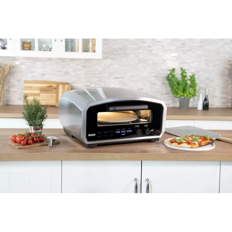Forno de pizza Unold Enzo 68916 máquina/forno de pizza 1 pizza(s) 2100 W aço inoxidável
